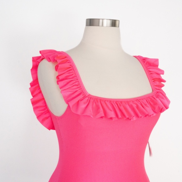 Lilly Pulitze. Aemma Ruffle One Piece Swimsuit. - Picture 9 of 14